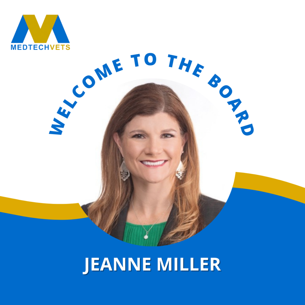 MedTechVets New Board Member Jeanne Miller.